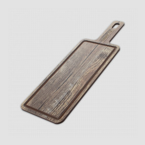 Доска композитная с желобом для сервировки и подачи, 36х12см, дуб мореный, серия ProFashion, ComposeEat, Россия, COMPOSE EAT (Россия)