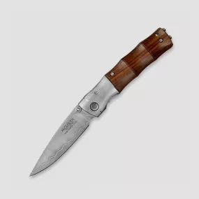 Нож складной Shinra Mixture Bamboo, 7,1 см, MCUSTA, Япония, Складные ножи MCUSTA