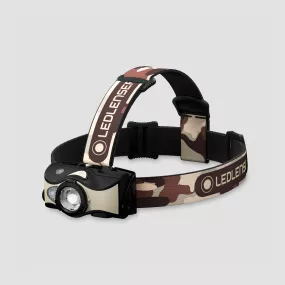 Фонарь аккумуляторный налобный, цвет: черный/песочный (502157), LED LENSER, Германия, Фонари налобные
