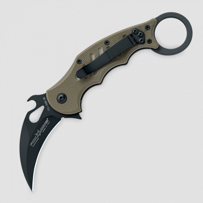 Нож складной Karambit, 6,5 см, FOX, Италия