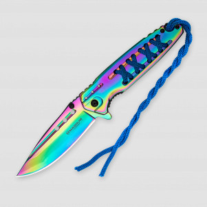 Нож полуавтоматический складной Rainbow Tsukamaki, 9 см, BOKER, Германия, Ножи полуавтоматические