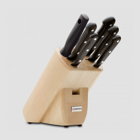 Набор кухонных ножей 7 предметов в подставке, серия Gourmet, WUESTHOF, Золинген, Германия, Наборы ножей 6 предметов