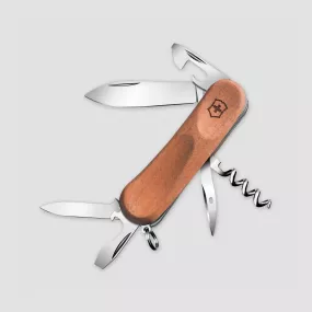 Нож швейцарский многофункциональный складной EvoWood 10 11 функций, 6.5 см, VICTORINOX, Швейцария, Швейцарский нож