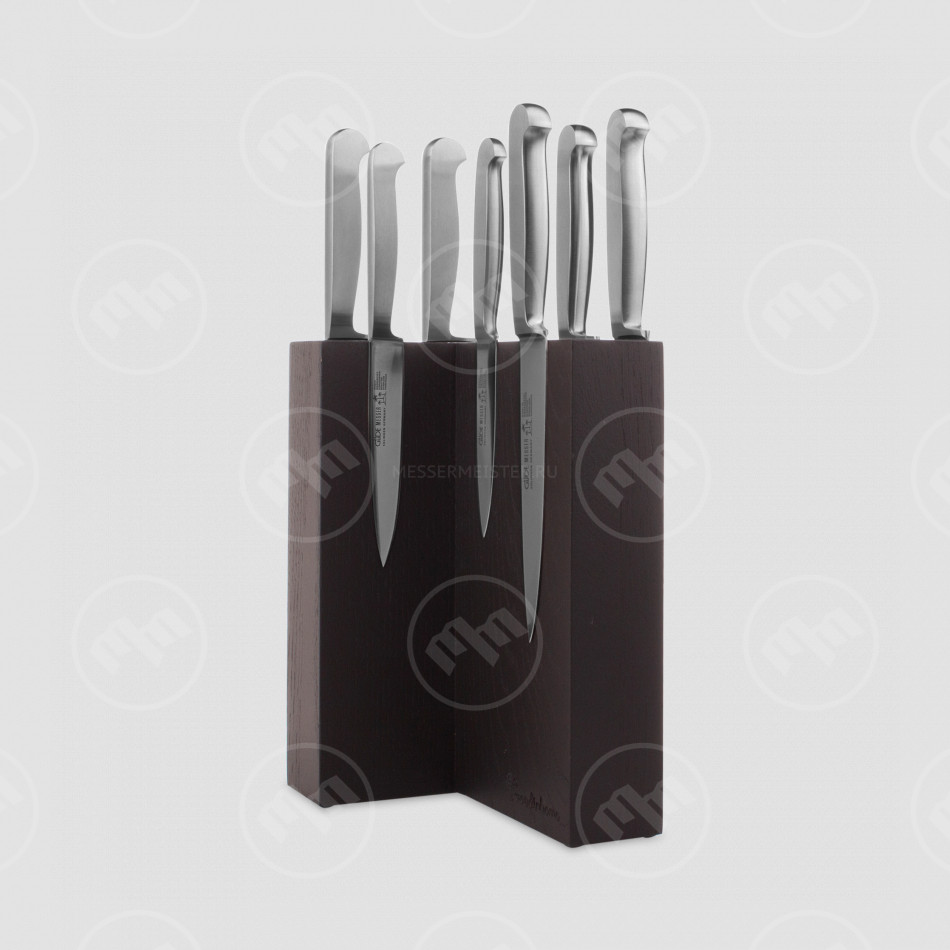 Набор из 7-ми кухонных ножей на подставке, серия Kappa, GUDE, Германия