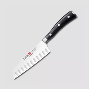 Нож кухонный Сантоку с углублениями на кромке 14 см, серия Classic Ikon, WUESTHOF, Золинген, Германия, Нож поварской профессиональный