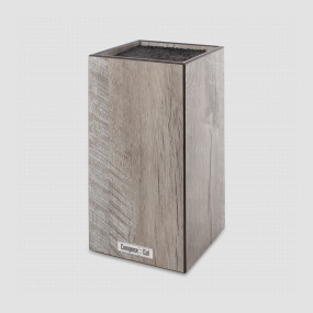 Подставка универсальная для кухонных ножей, 11x11x24 см, дуб светлый, композитный материал, серия Fashion, ComposeEat, Россия, Подставки для ножей