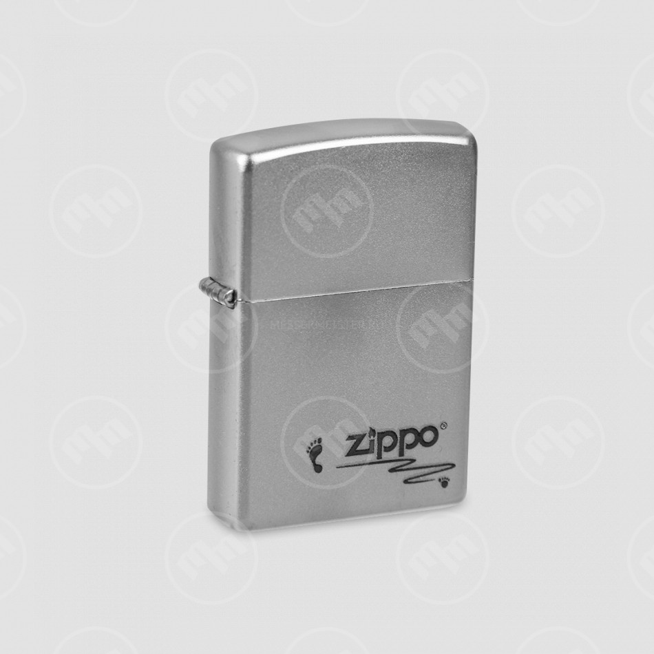 Зажигалка Footprints Satin Chrome, ZIPPO, США