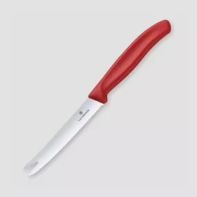 Нож кухонный для сыра и томатов Swiss Classic 11 см, VICTORINOX, Швейцария, Ножи для сыра