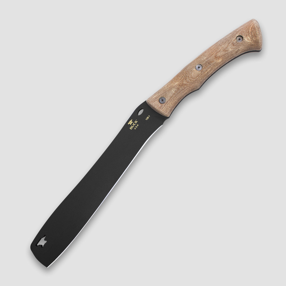 Мачете Compadre Froe Fixed, 24,1 см, материал клинка: сталь 5160 Carbon Steel, материал рукояти: микарта, BUCK, США