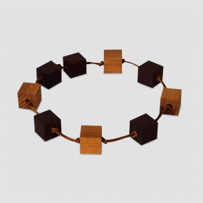 Подставка под горячее HS001ON, 19 х 19 х 2,5 см, дерево дуб, WOODINHOME, Россия, WOODINHOME (Россия)