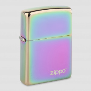 Зажигалка ZIPPO Classic с покрытием Spectrum, латунь/сталь, разноцветная, глянцевая, ZIPPO, США, Зажигалки