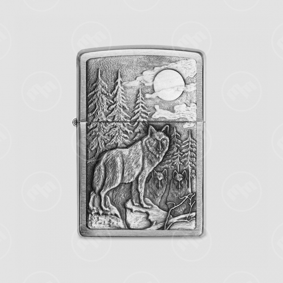 Зажигалка Classic Brushed Chrome, ZIPPO, США