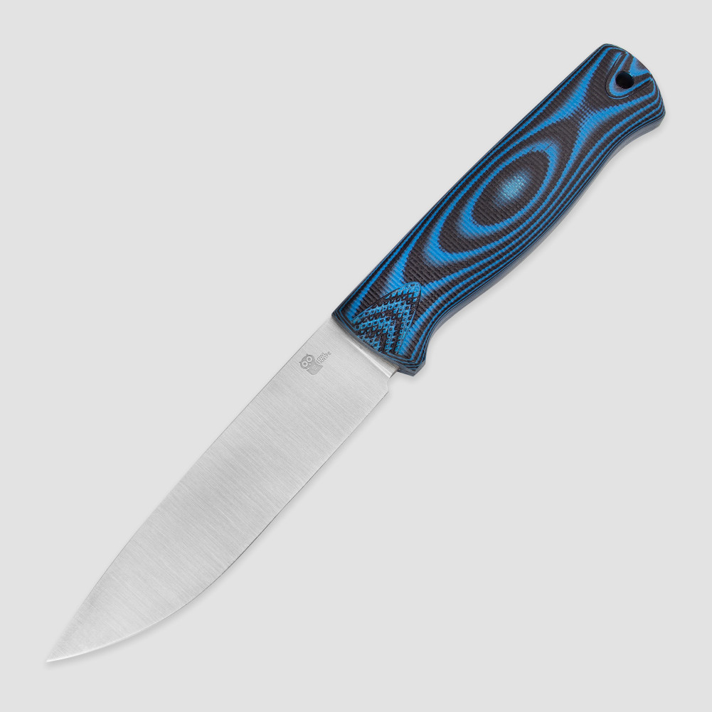 Нож с фиксированным клинком Otus, 12 см, сталь N690, OWL KNIFE, Россия