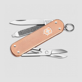 Нож швейцарский складной Classic Alox Fresh Peach, 5 функций, 4 см, VICTORINOX, Швейцария, Акции
