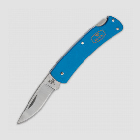 Нож складной Alumni, Stonewashed 420HC Steel, Blue Anodized Aluminum Handle, BUCK, США, BUCK (США)