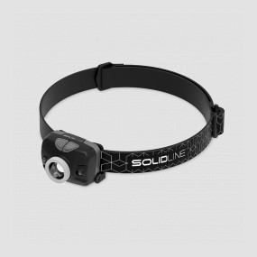 Фонарь налобный светодиодный Solidline SH5, цвет черный, серый, LED LENSER, Германия, Фонари налобные