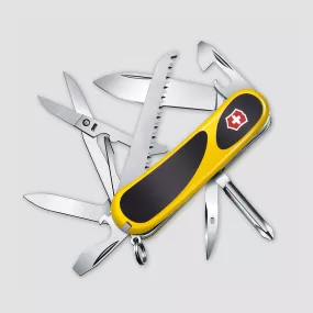 Нож швейцарский многофункциональный складной EvoGrip 18 15 функций, 6.5 см, VICTORINOX, Швейцария, Швейцарский нож