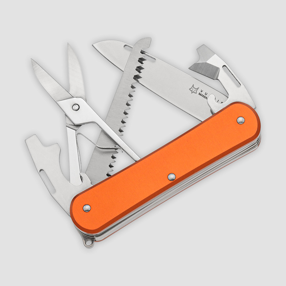 Нож многофункциональный складной Vulpis, 5,5 см, FOX, Италия