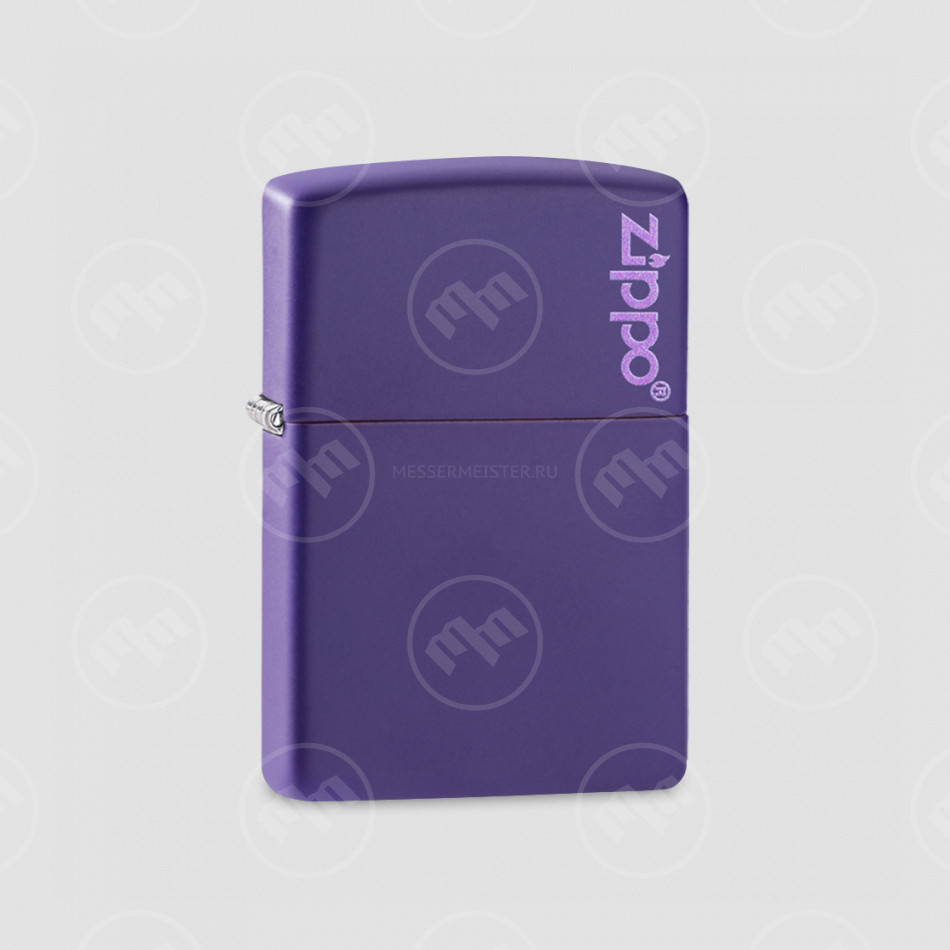 Зажигалка Classic Purple Matte Zippo Logo, ZIPPO, США