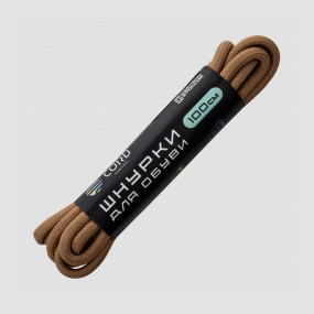 Шнурки из паракорда, 100 см, coyote, CORD, Россия, Активный отдых