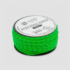 Микрокорд светоотражающий lime, 10м, серия Cord Micro, CORD, Россия, Микрокорд CORD