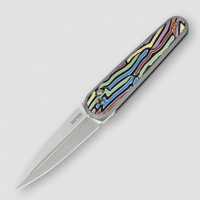 Нож складной Twin, 7,6 см, SRM KNIVES, Китай