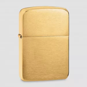 Зажигалка бензиновая 1941 Replica Brushed Brass, ZIPPO, США, Зажигалки ZIPPO