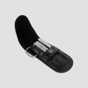 Набор маникюрный в кожаном футляре Black Mamba, 4 предмета, ERBE, Германия, ERBE (Германия)