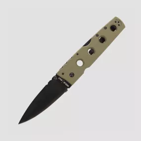 Нож складной Hold Out II, DLC-Coating Carpenters CTS XHP Alloy, OD Green G-10 Handles, COLD STEEL, США, Hold Out