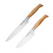 Набор кухонных ножей, 7 штук, на магнитной подставке ComposeEat, серия Ergo Line Olive, BERGER CUTLERY, Германия_00816100035842805455.jpg