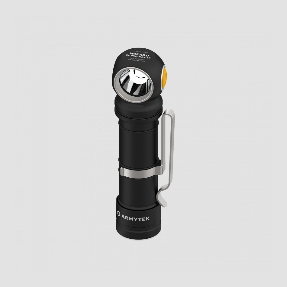 Фонарь Wizard C2 Pro Max Magnet USB (белый свет), цвет: черный, ARMYTEK, Канада