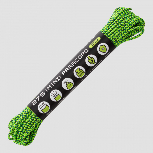 Паракорд 275 green spec, 10 м, серия Cord 275, CORD, Россия