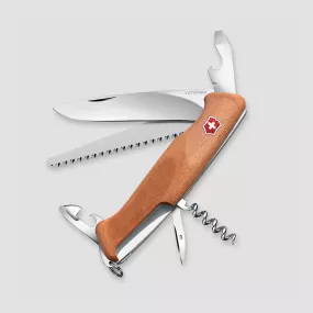 Нож швейцарский многофункциональный складной RangerWood 55 55, 10 функций, 9.7 см, VICTORINOX, Швейцария, Швейцарский нож