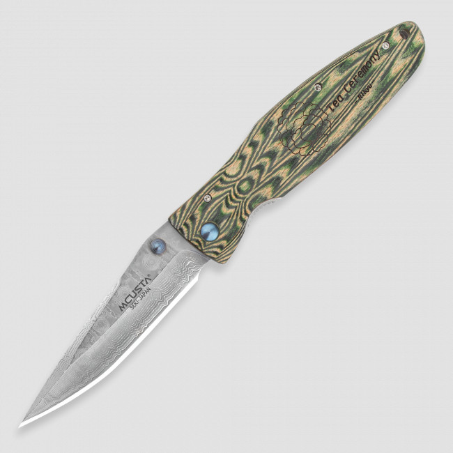 Нож складной Sengoku Senno Rikyu, 9,5 см, MCUSTA, Япония