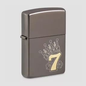 Зажигалка бензиновая Lucky 7 Design, ZIPPO, США, Для отдыха и туризма