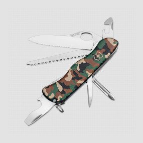 Нож швейцарский многофункциональный складной Trailmaster One Hand, 12 функций, 9.2 см, VICTORINOX, Швейцария, VICTORINOX (Швейцария)