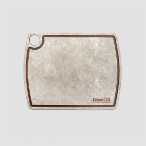 Доска разделочная композитная c желобом, 29х22см, шунгит белый, серия Fashion, ComposeEat, Россия, Разделочные доски COMPOSE EAT