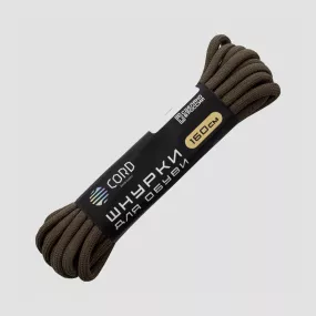 Шнурки из паракорда, 160 см, хаки, CORD, Россия, Шнурки CORD