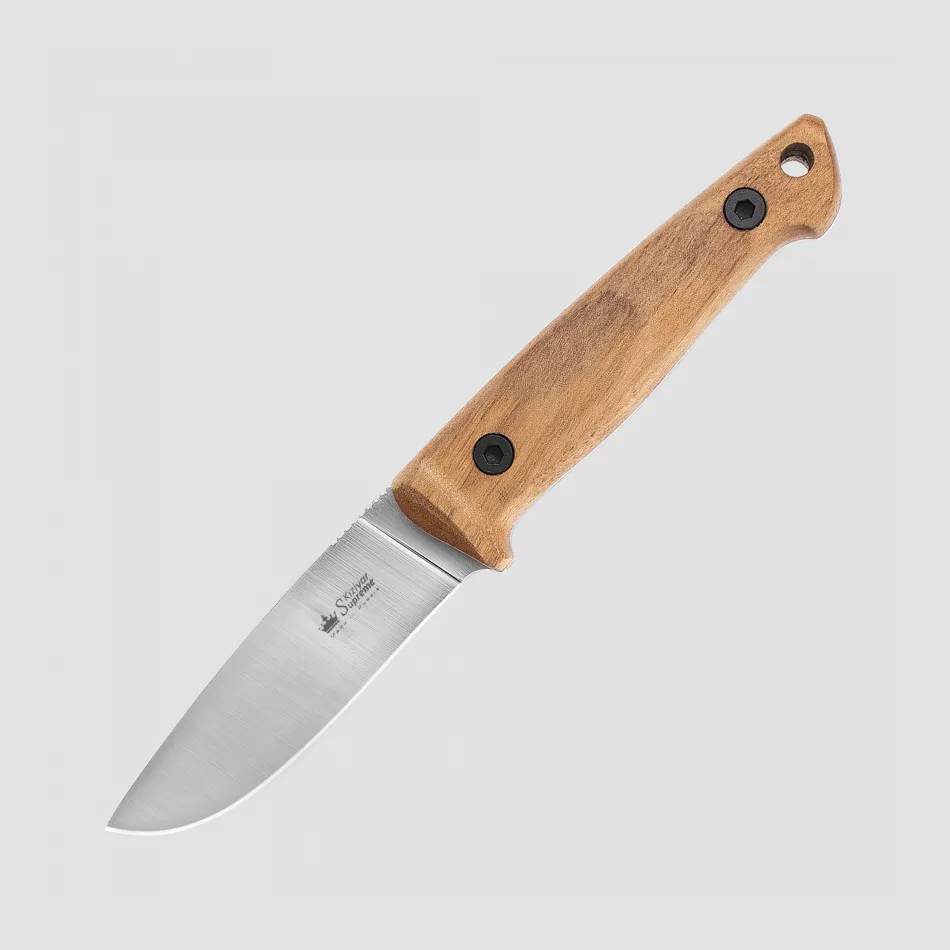 Нож с фиксированным клинком Santi, Stonewash, сталь D2, KIZLYAR SUPREME, Россия