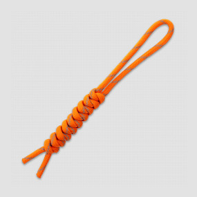 Темляк из паракорда световозвращающий neon orange, серия Cord Тип1, CORD, Россия, Темляки из паракорда CORD