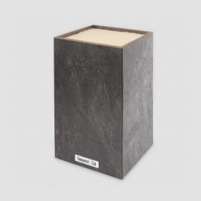 Подставка для кухонных ножей, универсальная, 12х12х24см, эвора серая, композитный материал, серия Signature, ComposeEat, Россия, Подставки для ножей