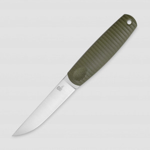 Нож с фиксированным клинком скандинавского типа North-S, 10 см, сталь N690, OWL KNIFE, Россия, Туристические ножи OWL KNIFE