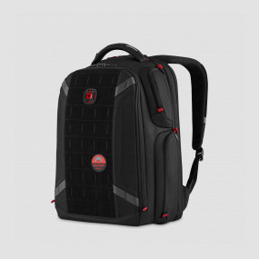 Рюкзак городской PlayerOne, объем: 29 л, размер: 49 х 38 х 26 см, цвет: черный, WENGER, Швейцария, Рюкзаки WENGER