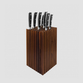 Набор из 8-и кухонных ножей на подставке из бука, серия Classic Ikon, WUESTHOF, Золинген, Германия, Подарочный набор кухонных ножей