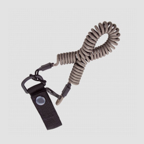 Тренчик страховочный из паракорда с креплением на ремень и карабином grey, CORD, Россия, Аксессуары