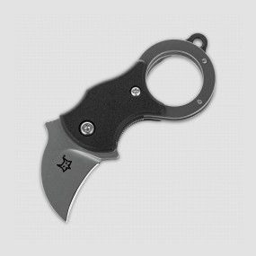 Нож складной - брелок Mini-Ka Karambit Black, 2,5 см, FOX, Италия, 