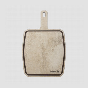 Доска сервировочная с ручкой, с желобом, 36х25 см, порфир кремовый, серия Fashion, ComposeEat, Россия, COMPOSE EAT (Россия)