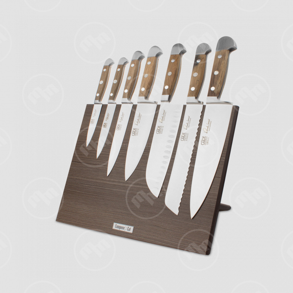 Набор из 7-ми кухонных ножей на подставке, серия Alpha Fasseiche, GUDE, Германия