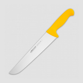 Нож кухонный для разделки 25 см, рукоять - желтая, серия 2900, ARCOS, Испания, Ножи разделочные