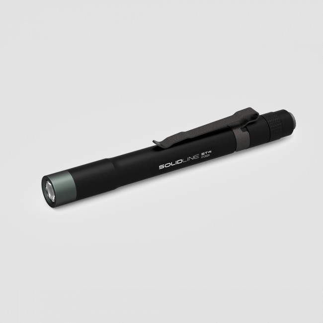 Фонарь светодиодный карманный Solidline ST4, цвет черный, LED LENSER, Германия